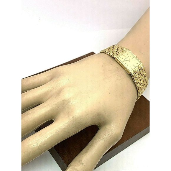 Vacheron Constantin Women's Watch 18k Gold Vintage Swiss Hand Wind Tank - Picture 4 of 12